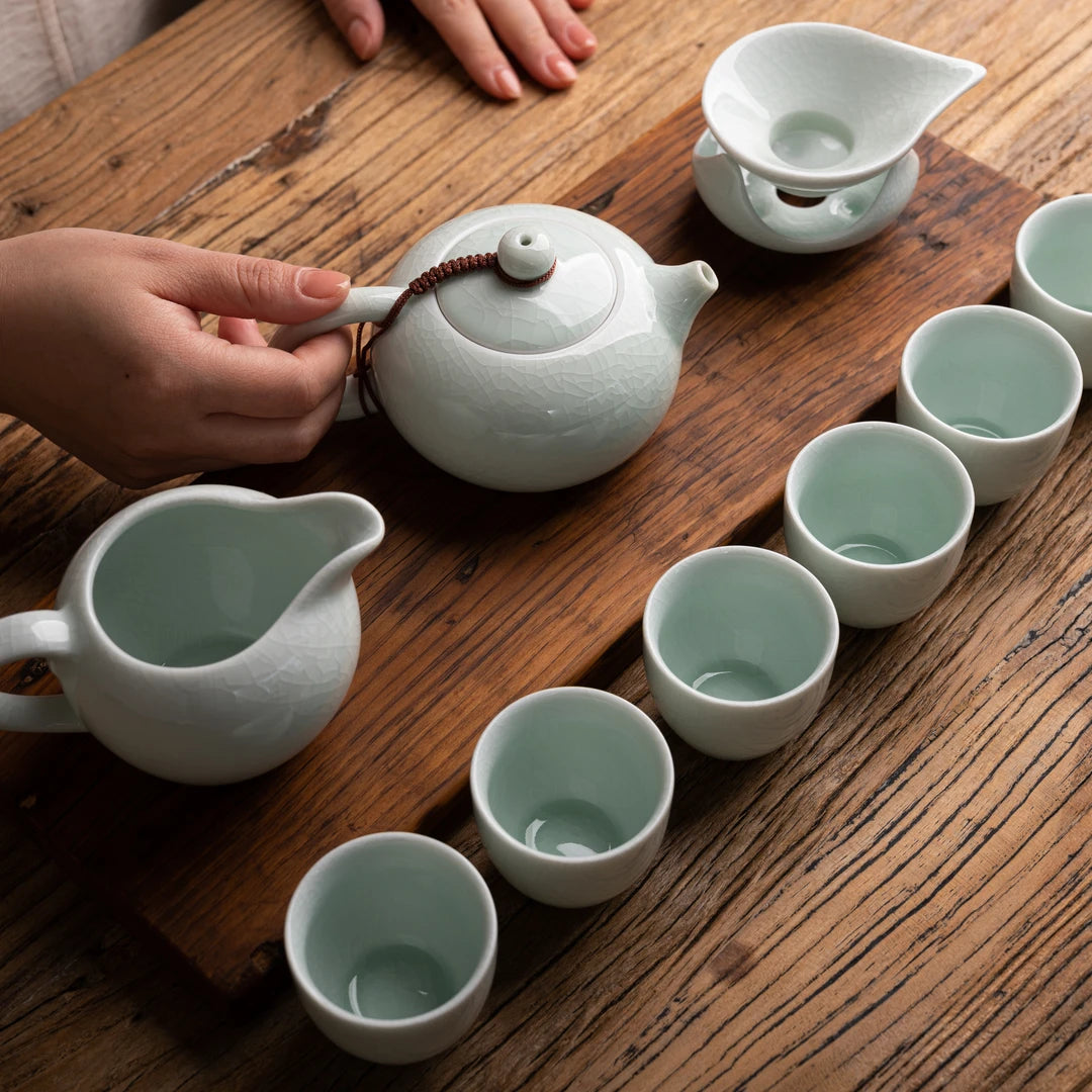 Chinese tea set for adults, perfect for peaceful daily practice.
