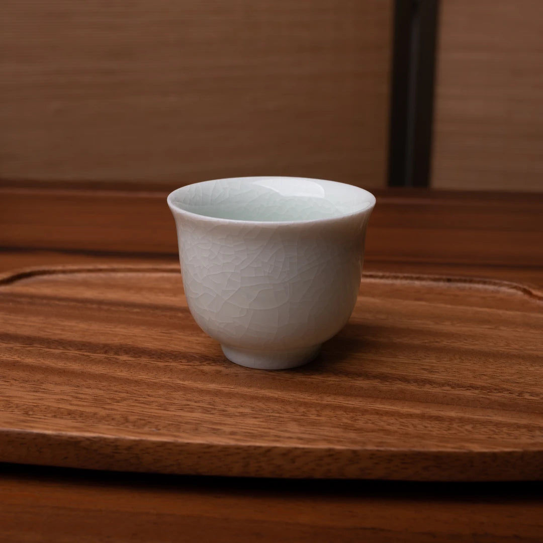 Small batch ceramic tea cup, made with traditional techniques