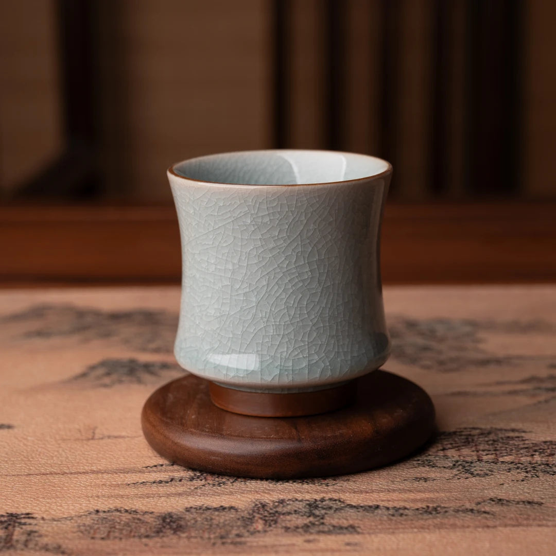 Unique handmade ceramic teacup, no two are alike