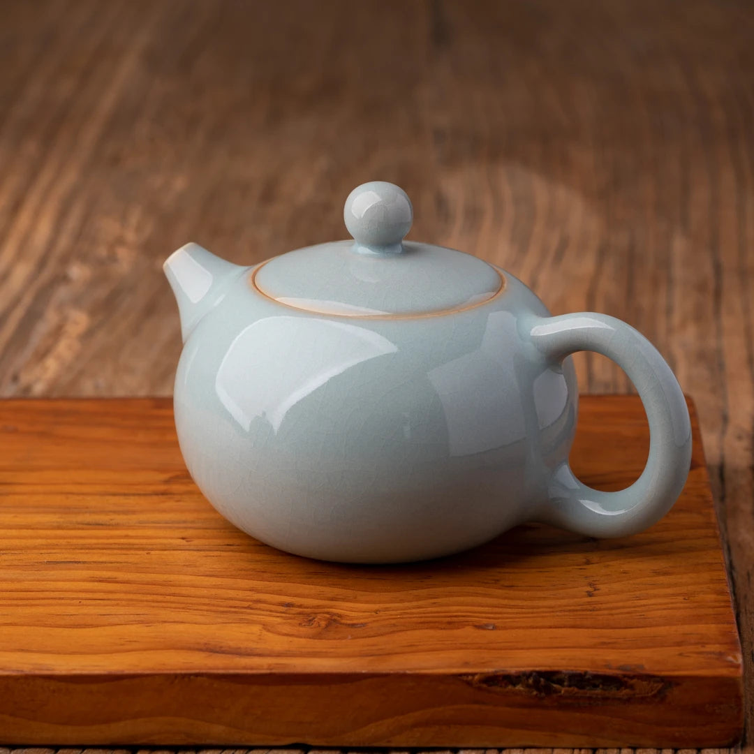 One-of-a-kind small teapot, thrown and fired by a master potter.