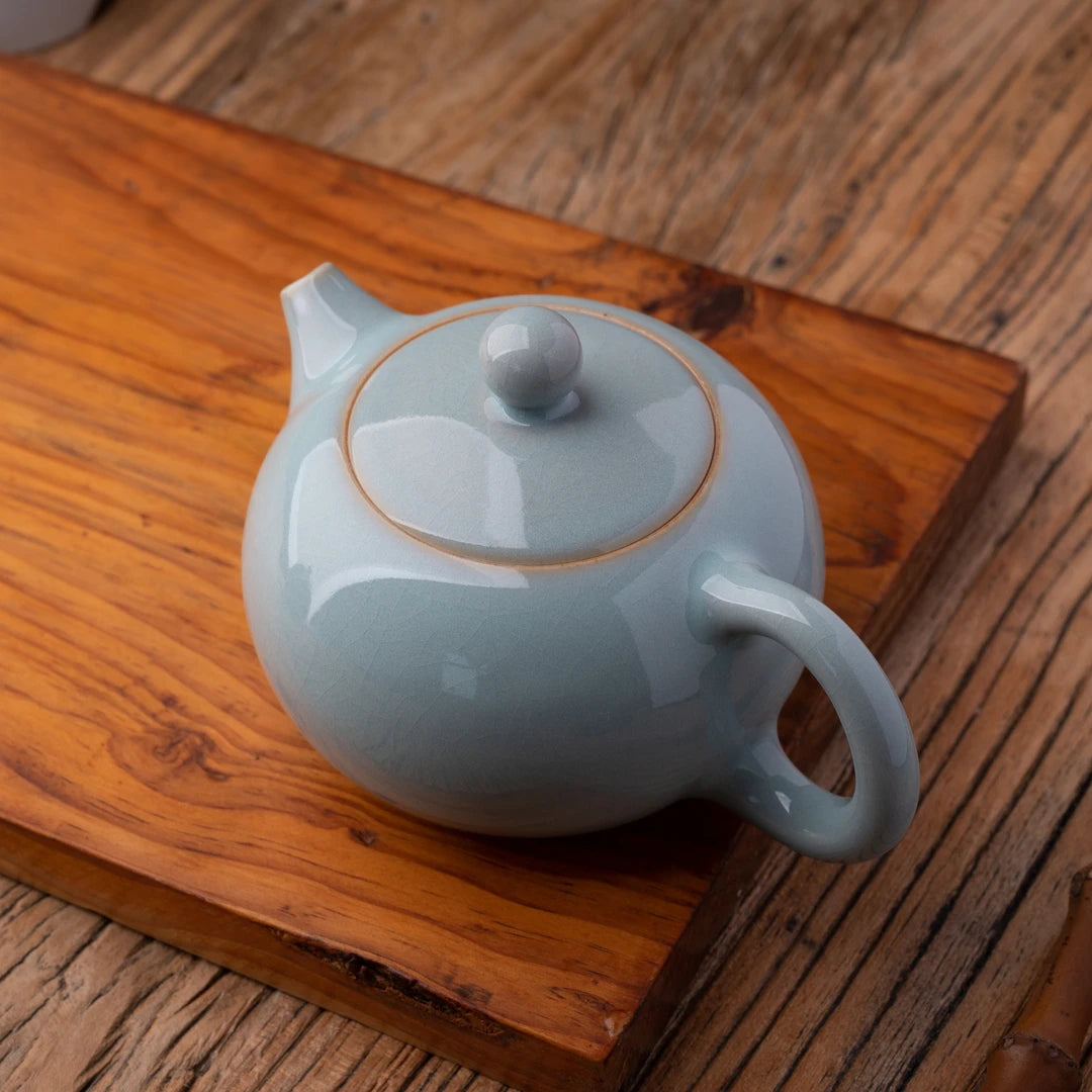 Handmade ceramic teapot, a unique functional art piece for loose leaf tea.