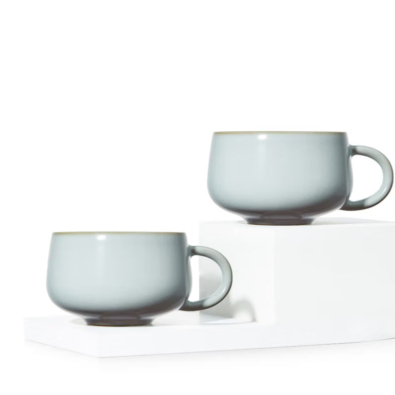 Classic diner-style coffee cup for nostalgia