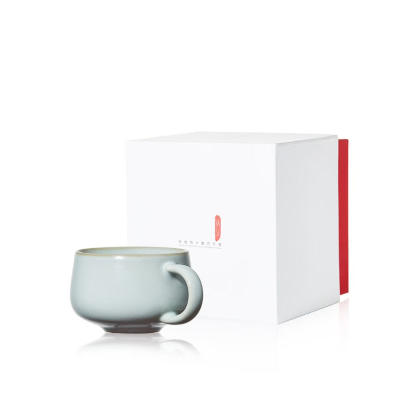 Elegant porcelain coffee cup for sophisticated mornings