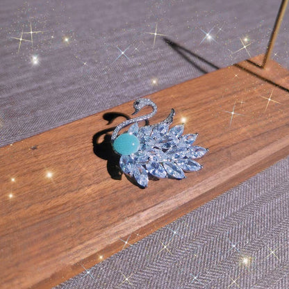 Light blue&Green Brooches 100633/100632