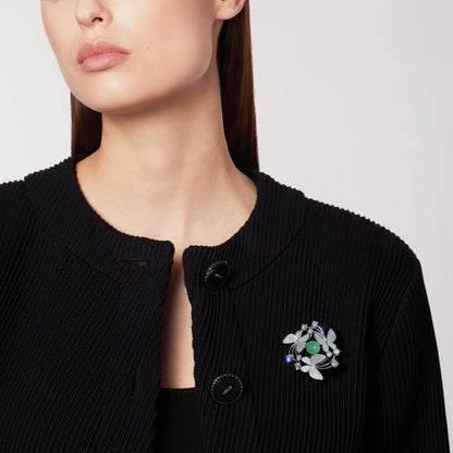 Light blue&Green Brooches 100636/100635
