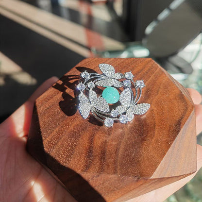 Light blue&Green Brooches 100636/100635