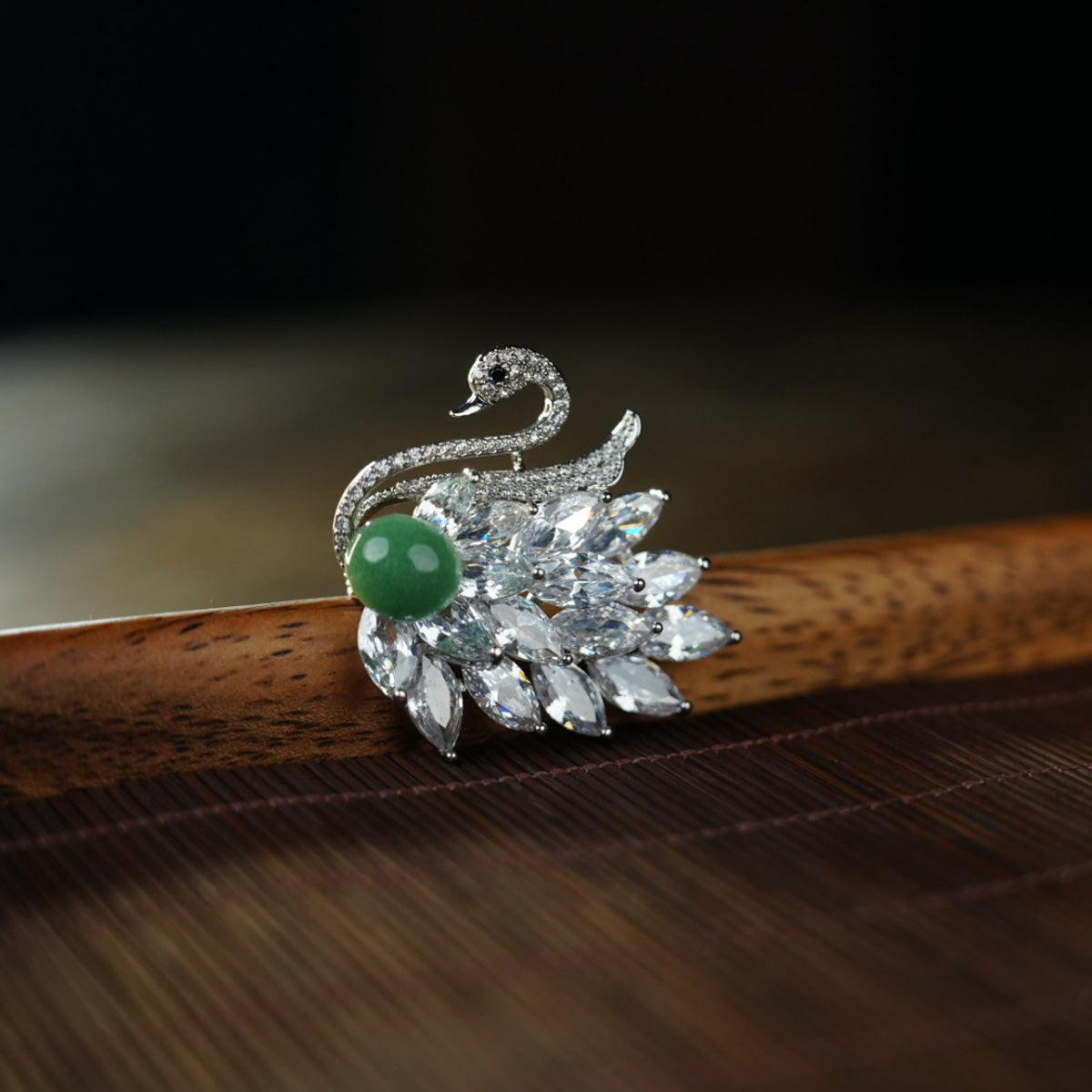 Light blue&Green Brooches 100633/100632