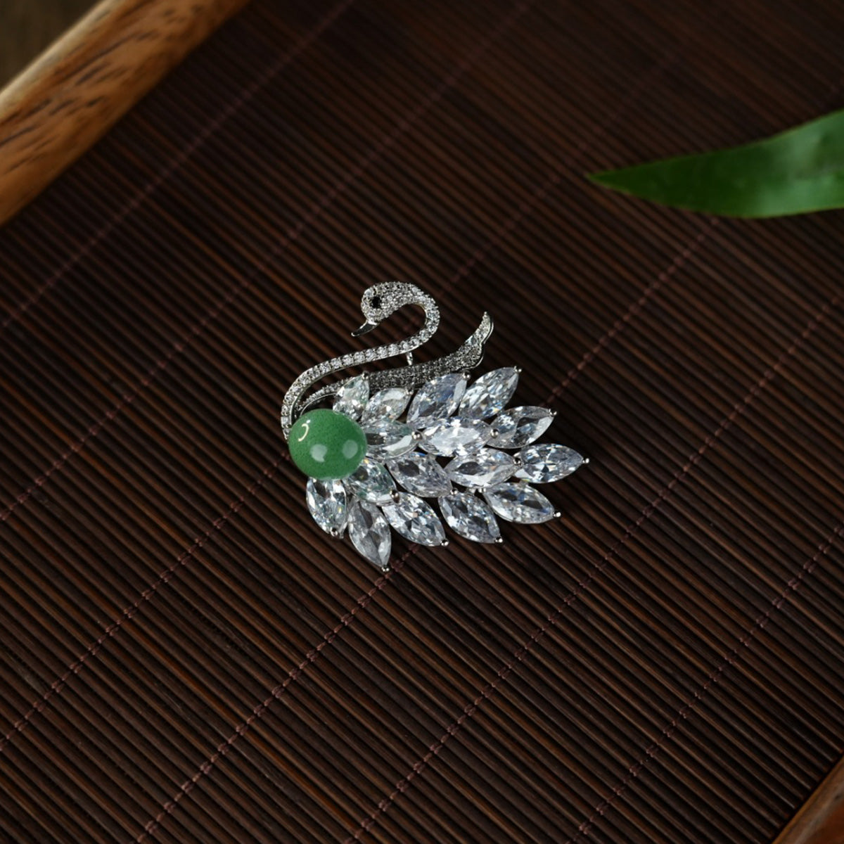 Light blue&Green Brooches 100633/100632