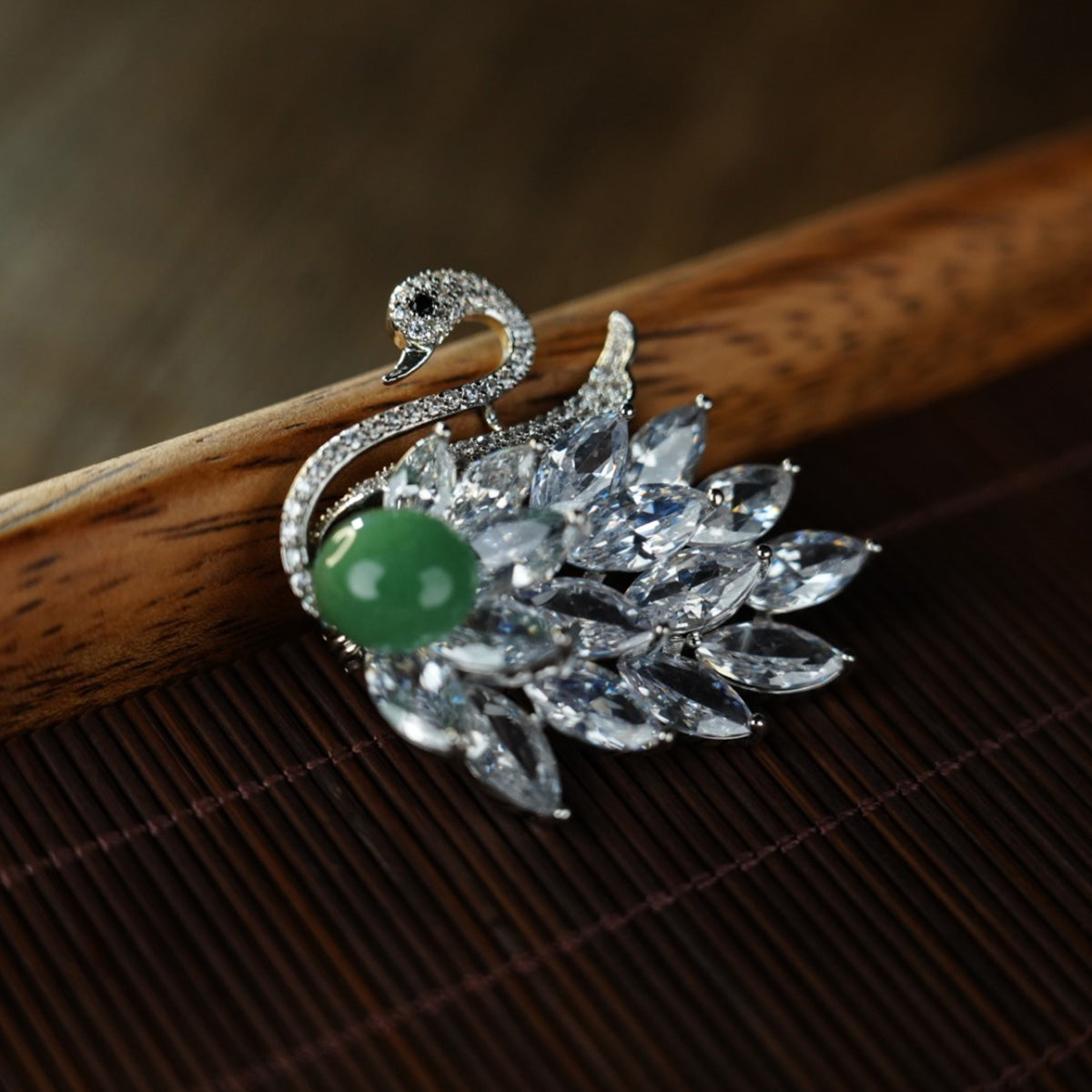 Light blue&Green Brooches 100633/100632