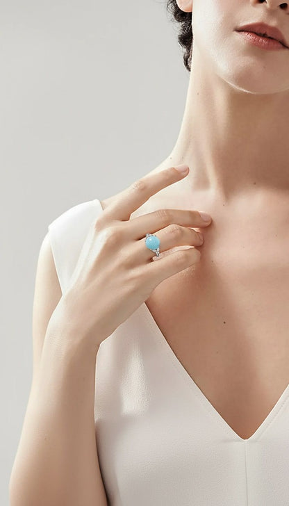 Light blue Rings 101413