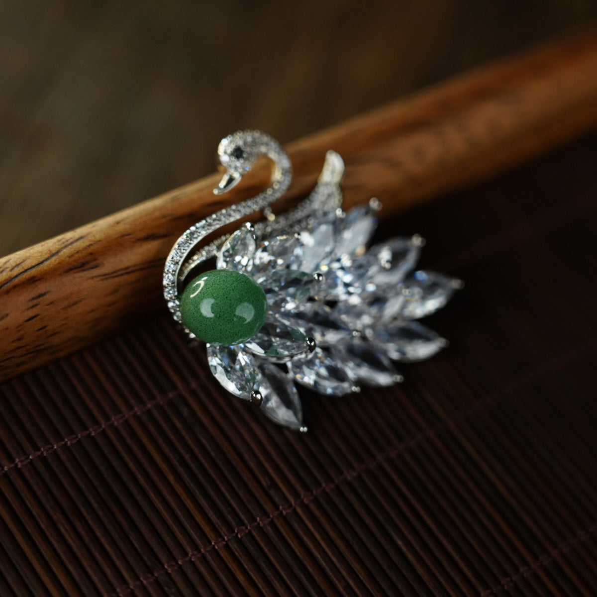 Light blue&Green Brooches 100633/100632