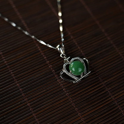 Light blue&Green Necklaces 101766/101762