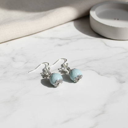 Light blue Earrings ES001