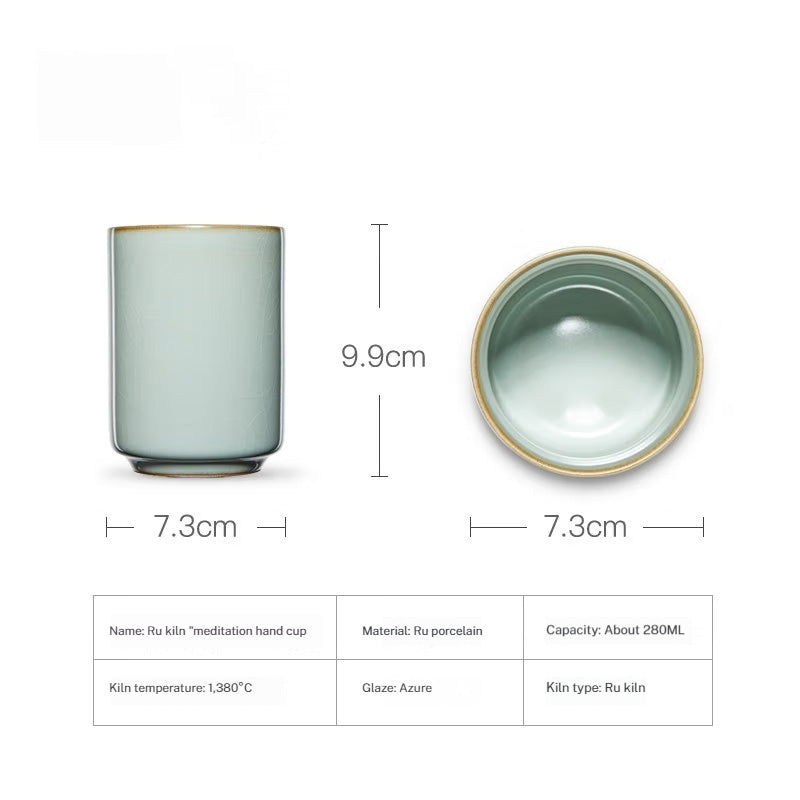 Handle-free tea cup for traditional tea experience